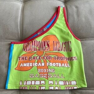 H&O KIDS VINTAGE OFF THE SHOULDER TOP SIZE 14